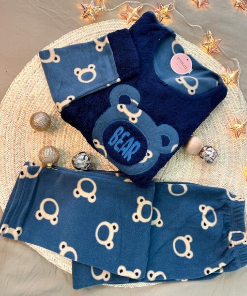 Pyjama Polaire Bleu Bear