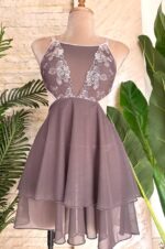 Nuisette et String Taupe en Dentelle – Image 5