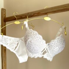 Ensemble 2 pièces en Blanc & Dentelle