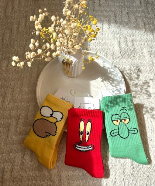 Lot de 3 Chaussettes "Emoticônes"