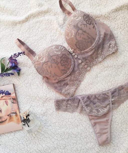 Soutien De Gorge & Culotte en Violet