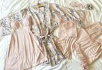 Parure Coton Viscose Rose Nude 5 pièces & 2 Accessoires