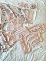 Parure Coton Viscose Rose Nude 5 pièces & 2 Accessoires – Image 2