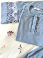 Parure Polaire & Dentelle Bleu Ciel 3 Pièces – Image 4