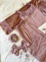 Parure Velours & Coton 4 pièces & 2 Accessoires Nude – Image 7