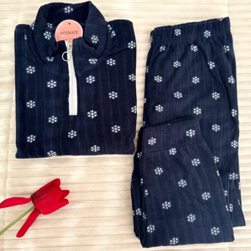 Pyjama Polaire Bleu Marine