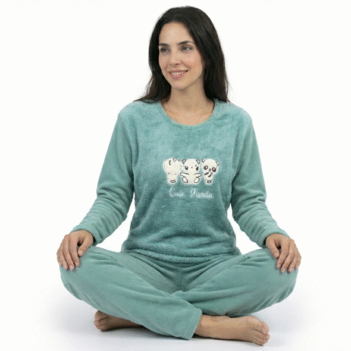 Pyjama Polaire Vert Doux