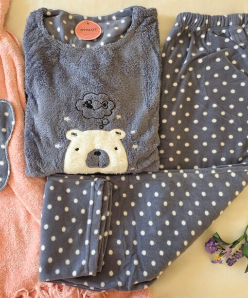 Pyjama Polaire Gris