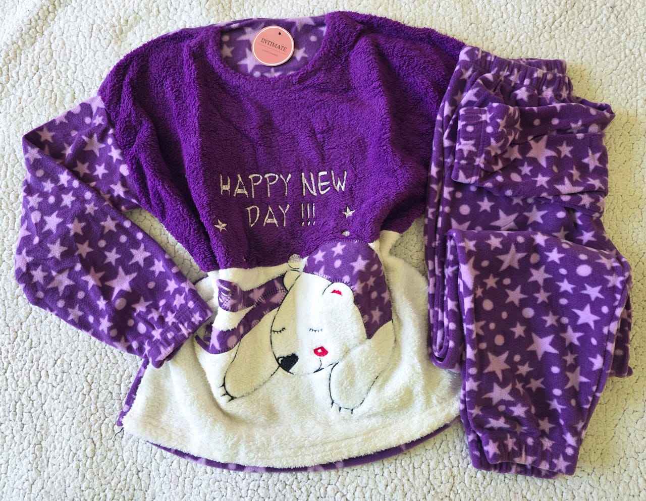 IMG-20251109-WA0082 Pyjama Polaire Violet – Image 1