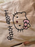 Pyjama Velours Beige Hello kitty (Dessin au dos) – Image 2