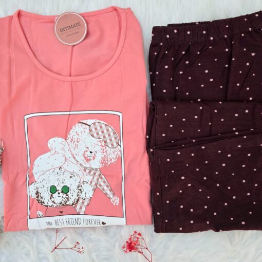 Pyjama Coton Corail