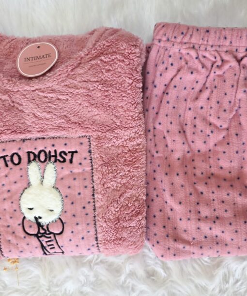 Pyjama Polaire Rose "To Dohst"