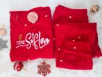 Pyjama Polaire Rouge "More Self Love"