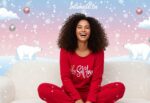 Pyjama Polaire Rouge "More Self Love" – Image 2