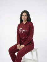 Pyjama Polaire Capuche Rouge Magic