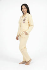 Pyjama Chemise Polaire Jaune Dabdoub – Image 3