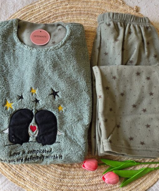 Pyjama Polaire Vert