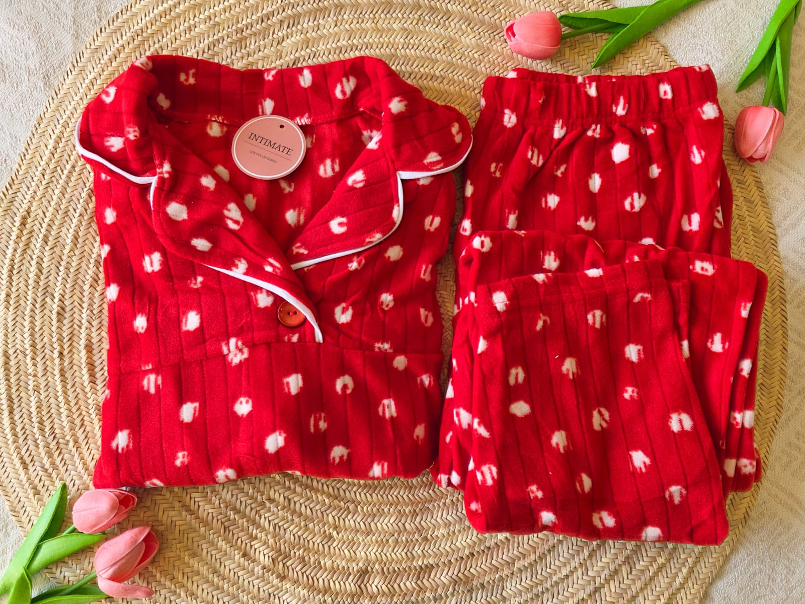 IMG-20251212-WA0062 Pyjama Polaire Rouge – Image 1