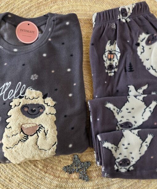 Pyjama Polaire Gris
