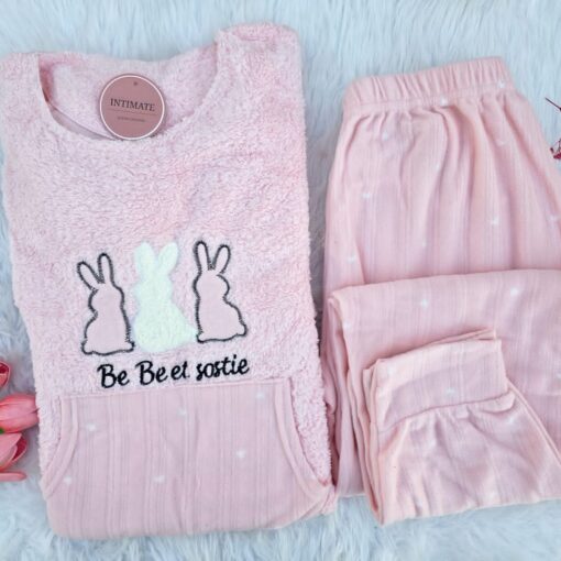 Pyjama Polaire Rose Bébé "Be Beet Sostie"