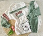 Pyjama Velour Vert Bear – Image 2