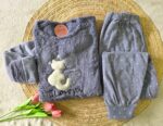 Pyjama Polaire Gris I Love You