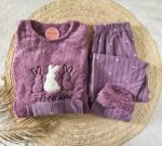 Pyjama Polaire Violet "Be Beet Sostie" – Image 2