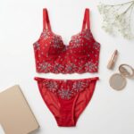 Soutien De Gorge et Culotte Rouge