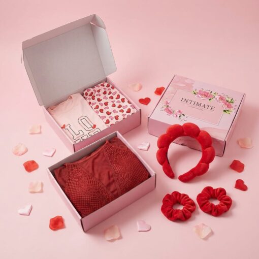 Pack PRESTIGE : Nuisette & Pyjama Chemise Coton & Headband Set