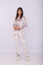 Pyjama Velours & Dentelle Rose – Image 2