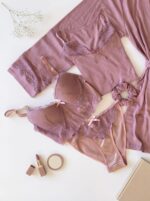 Pack : Parure Coton Interlock Violet 7 pièces & 2 Accessoires – Image 2