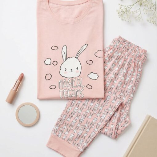Pyjama Coton Rose Magical Dreams