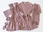 Pyjama 3 Pièces & 2 Accessoires Coton Interlock Rose
