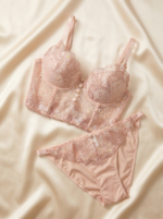 Soutien De Gorge et Culotte rose – Image 2