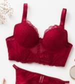 Soutien De Gorge et Culotte rouge – Image 2