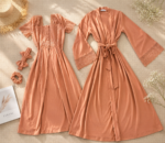 Sortie Clinique Terracotta – 2 Pièces + 2 Accessoires en Coton Interlock