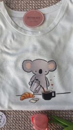 Pyjama Pantacourt Koala & Croissant 100% Coton – Image 4