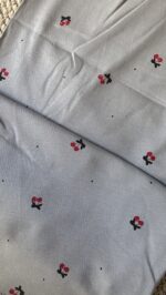 Pyjama Pantacourt Cherry Gris 100% Coton – Image 3