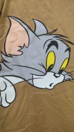 Robe de nuit en coton Tom & Jerry – Marron – Image 4