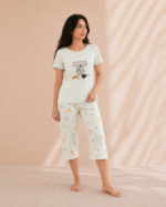 Pyjama Pantacourt Koala & Croissant 100% Coton – Image 3