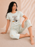 Pyjama Pantacourt Koala & Croissant 100% Coton