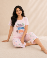 Pyjama Pantacourt Femme Sea Sand Sun – 100% Coton