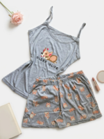 Pyjama Short Corgi Gris – 100% Coton – Image 2