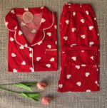 Pyjama Cœur Rouge – 100 % Coton – Image 2