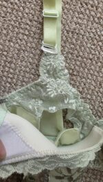 Soutien-gorge d’Allaitement Dentelle – vert – Image 3