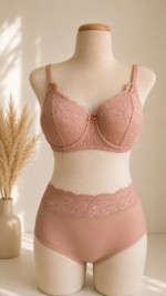 Soutien-gorge d’Allaitement Dentelle – Terracotta