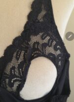 Soutien-gorge d’Allaitement Dentelle – Noir – Image 2