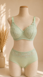 Soutien-gorge d’Allaitement Dentelle – vert