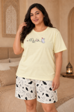 Pyjama short en coton Dream Bunny